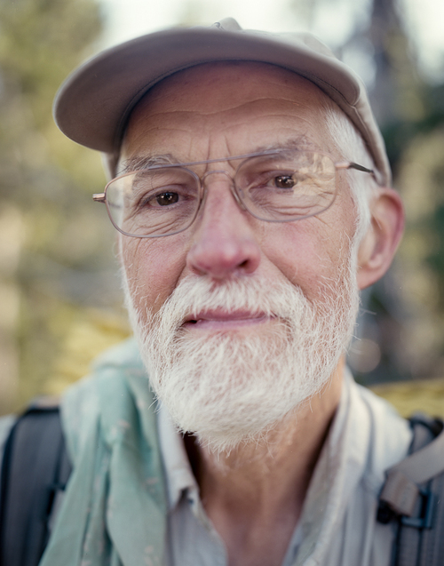 older male hiker